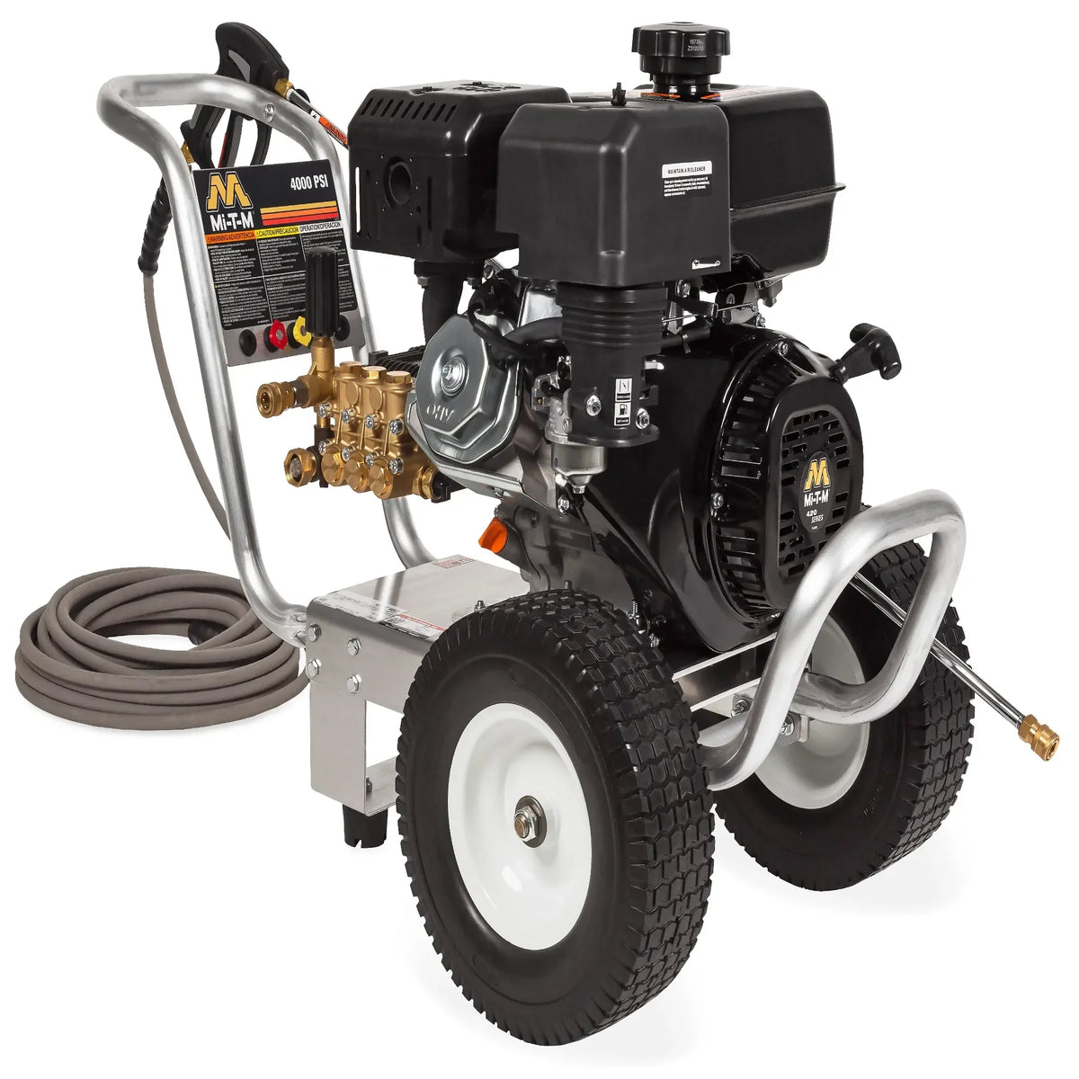 Mi-T-M CA-4004-1MAM Aluminum Pressure Washer – 4000 PSI, 3.5 GPM, OHV ...