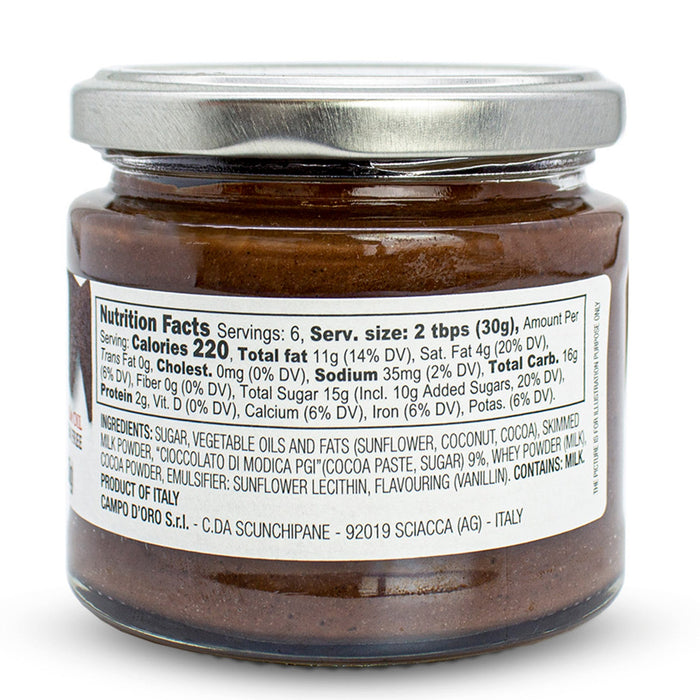 Campo D'Oro, Premium Chocolate Spread, 6.35 oz