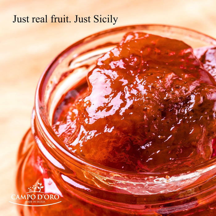 Campo D'Oro, Sicilian Strawberry Jam, 12 oz (340g)