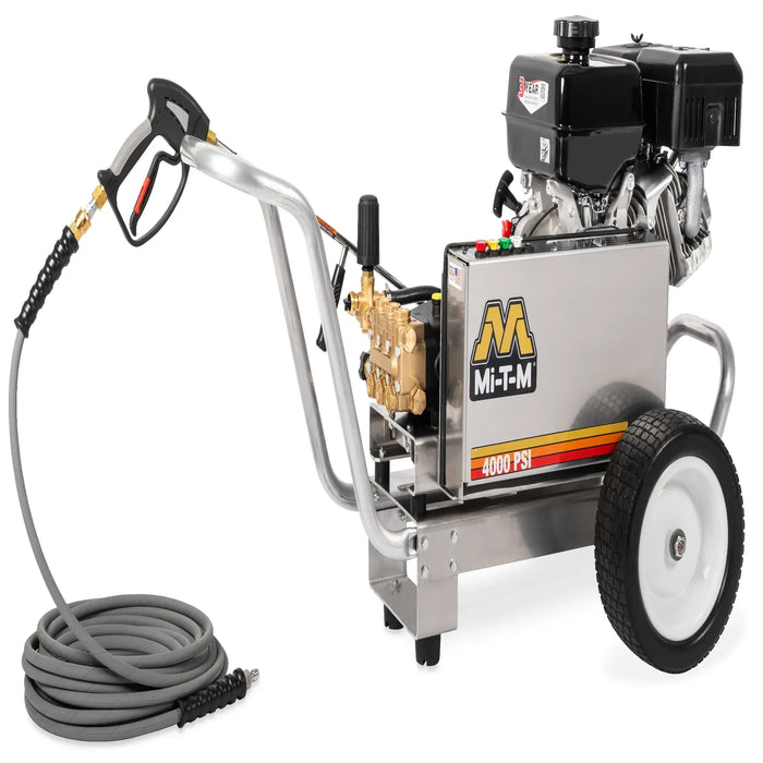 Mi-T-M CBA-4004-1MGM Belt Drive Pressure Washer – 4000 PSI, 420cc OHV, General