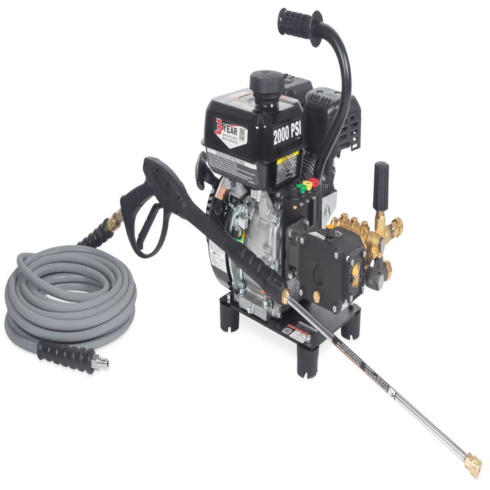 Mi-T-M CD-2003-3MMH Gasoline Pressure Washer – 2000 PSI, 2.7 GPM, Hand-Carry