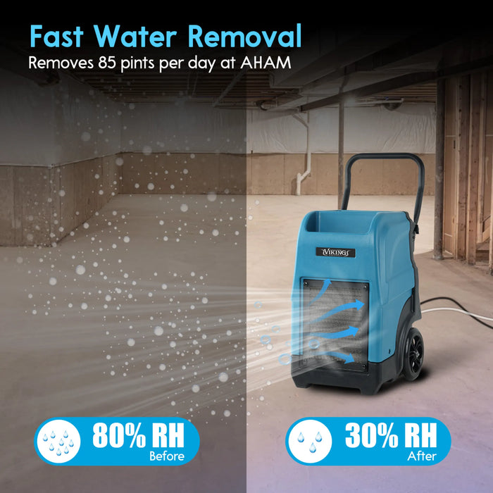 XPOWER VIKING CD-90L Commercial LGR Dehumidifier - Industrial Use