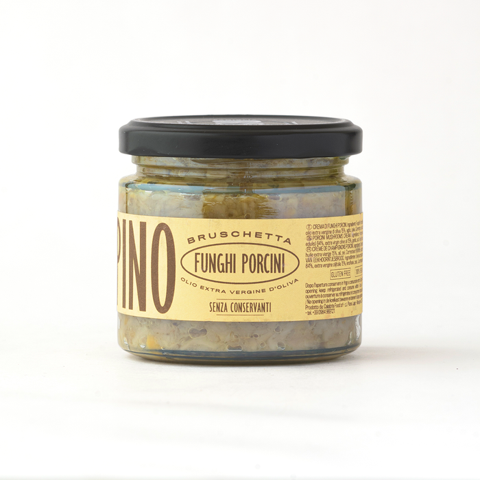 Famiglia Crispino Porcini Mushroom Bruschetta Spread — Wild Italian Funghi