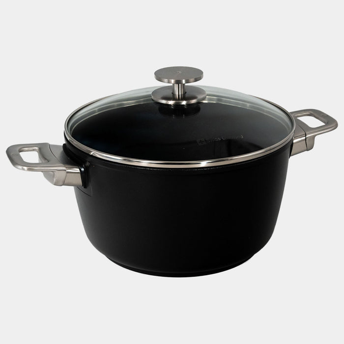 CXD DOU Ceramic Nonstick Stock Pot with Glass Lid