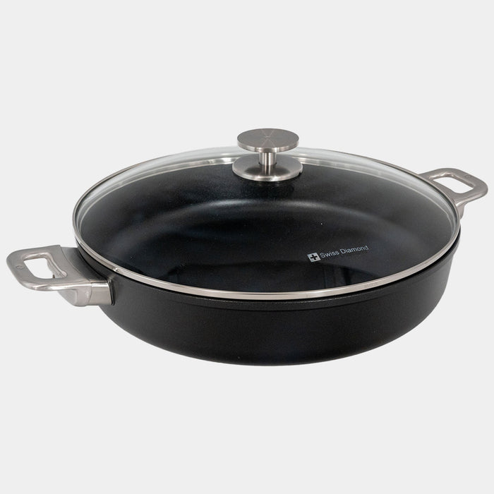 CHD Nonstick Sauteuse with Glass Lid