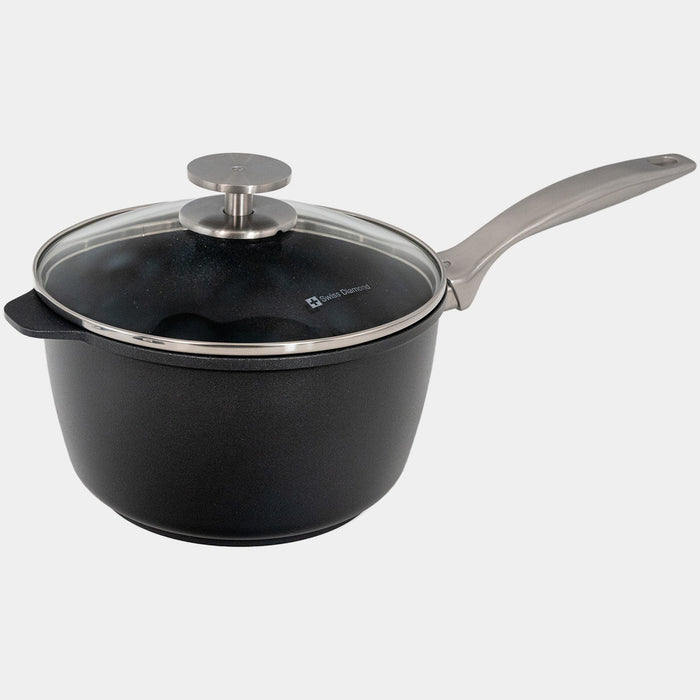 CXD DOU Ceramic Nonstick Saucepan with Glass Lid