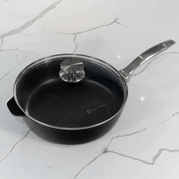 CHD Nonstick Saute Pan with Glass Lid