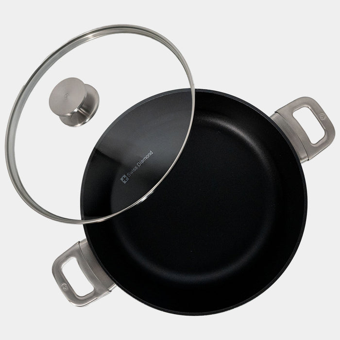 CHD Nonstick Braiser with Glass Lid