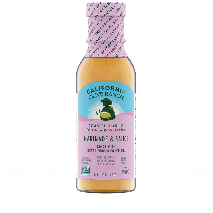 California Olive Ranch Mrnde Roasted Garlic Dijon Sauce - 6-Pack - 10 oz.