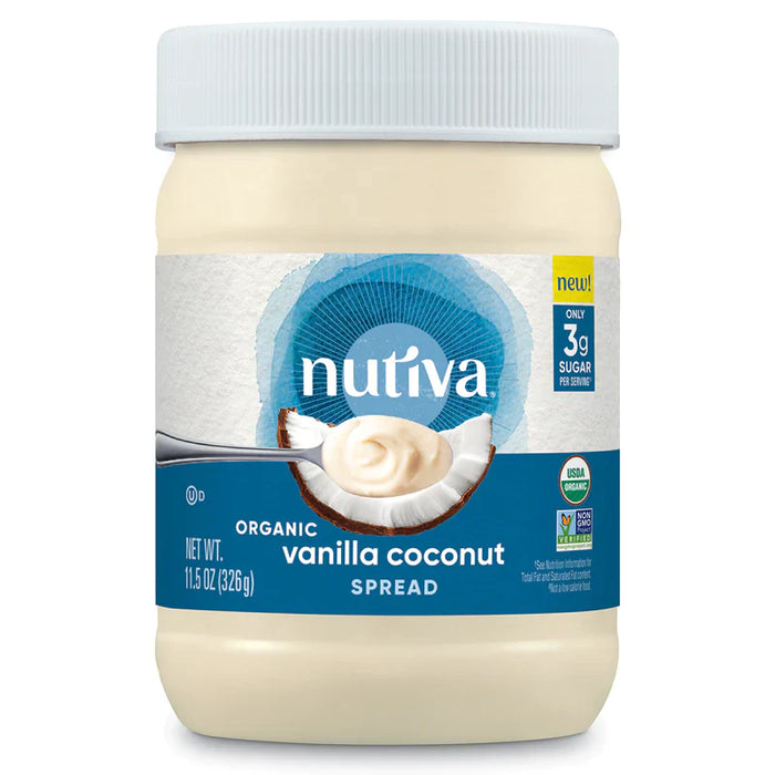 Nutiva Vanilla Coconut Spread (Pack of 6 - 11.5 Oz)