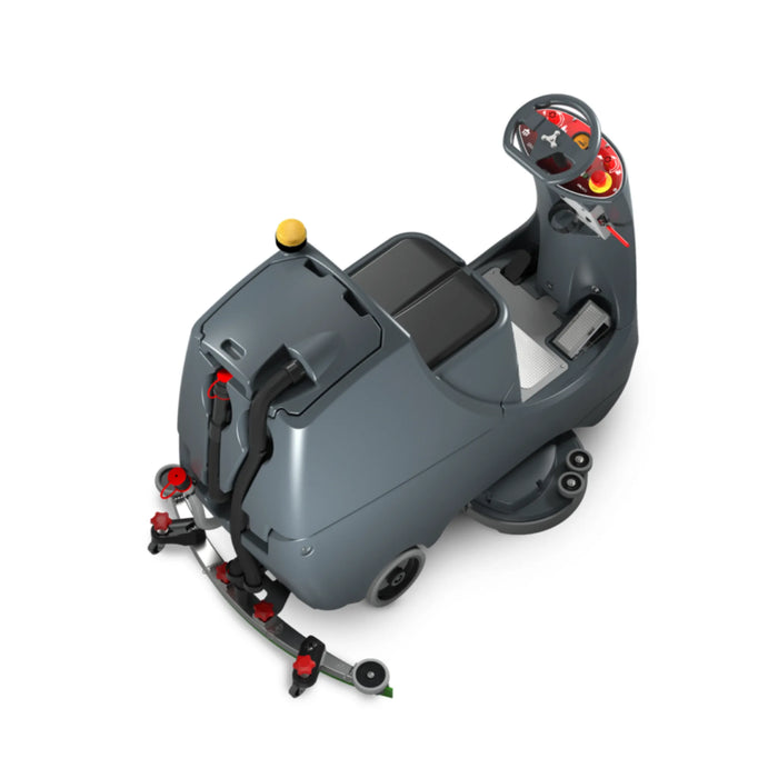 NaceCare CRL 2128/100T 28″ Ride-On Scrubber – 2 NX1K Batteries - K-916888-C2B