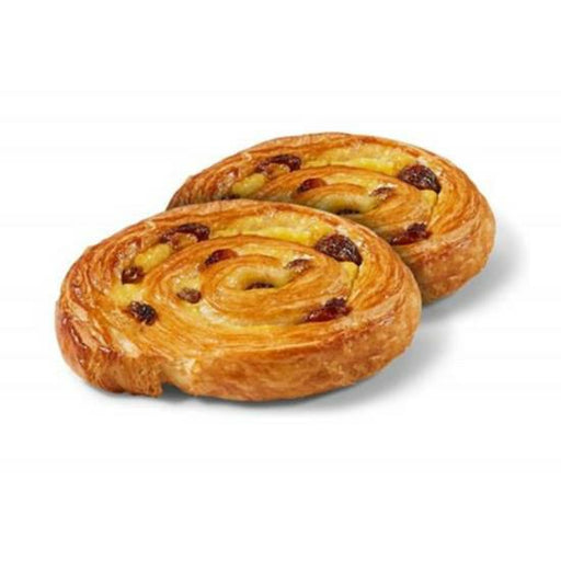 PastryRaisin Swirl Croissants - Gourmet French Pastry, 105g - Delightful BreRaisin Swirl Croissants - Gourmet French Pastry, 105g - Delightful Breakfast TreatSpecialty Food SourceIndulge in the exquisite taste of BRIDOR Raisin Swirl Croissants, a luxurious addition to any gourmet breakfast or snack time. Each croissant, weighing 105g, is a pe