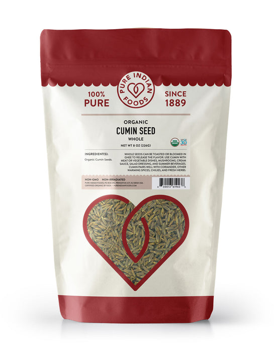 Cumin Seeds (Jeera), Certified Organic