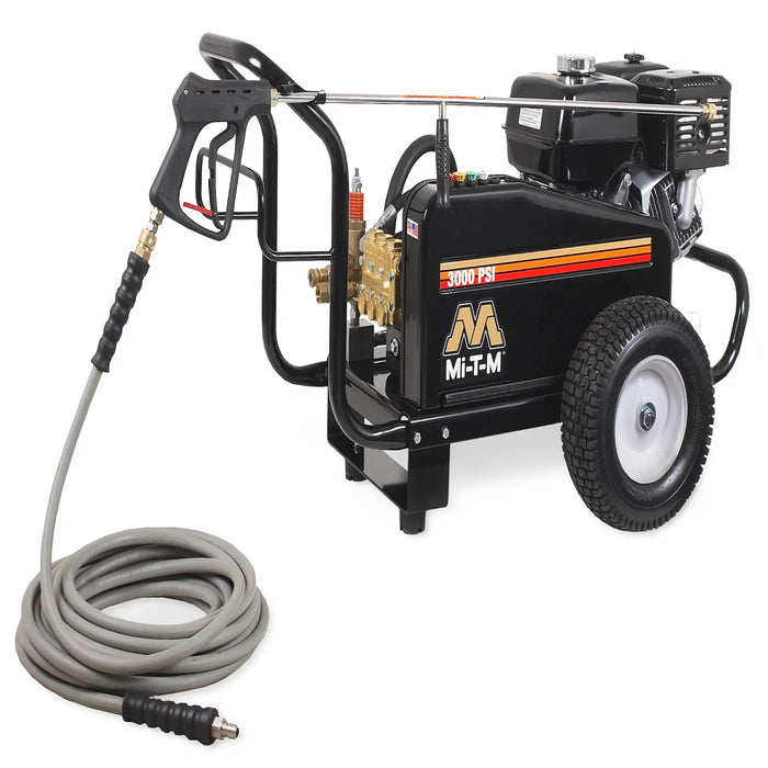 Mi-T-M CW-3004-4MGK CW Gasoline Belt Drive Pressure Washer – 3000 PSI, 216 lbs