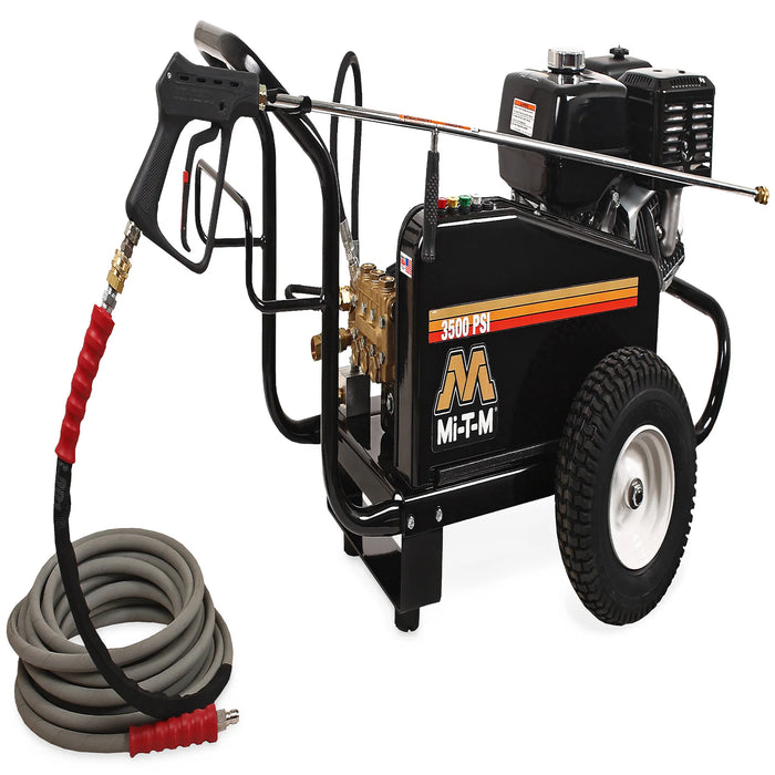Mi-T-M CW-3504-5MGH Belt Drive Pressure Washer – 3500 PSI, 3.8 GPM, Honda GX390
