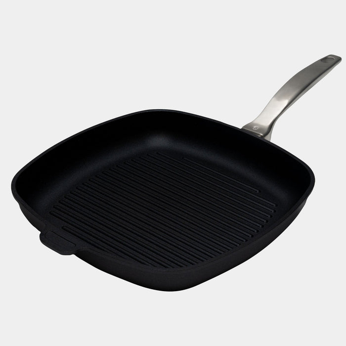 CXD DOU Ceramic Nonstick Square Grill Pan - 11" x 11" (28 cm x 28 cm)