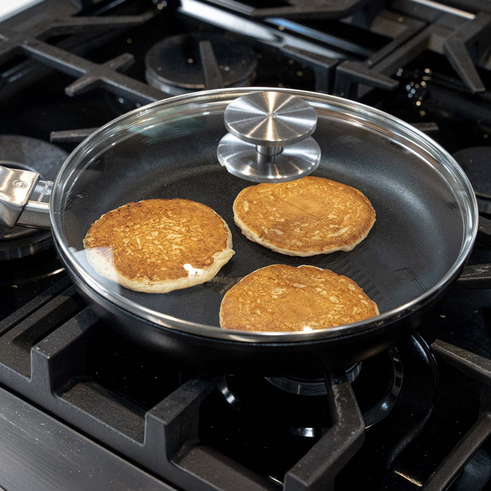 CXD DOU Ceramic Nonstick Fry Pan with Glass Lid