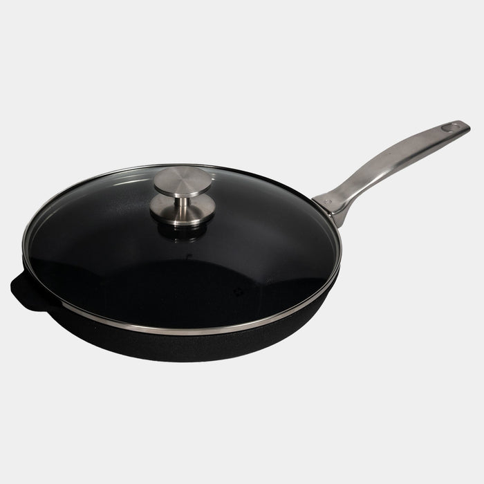 CXD DOU Ceramic Nonstick Fry Pan with Glass Lid