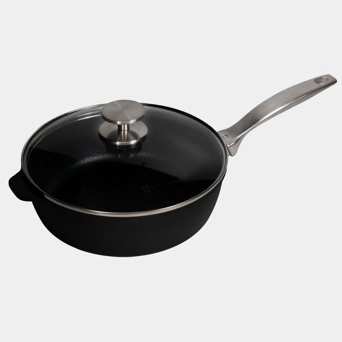 CXD DOU Ceramic Nonstick Saute Pan with Glass Lid
