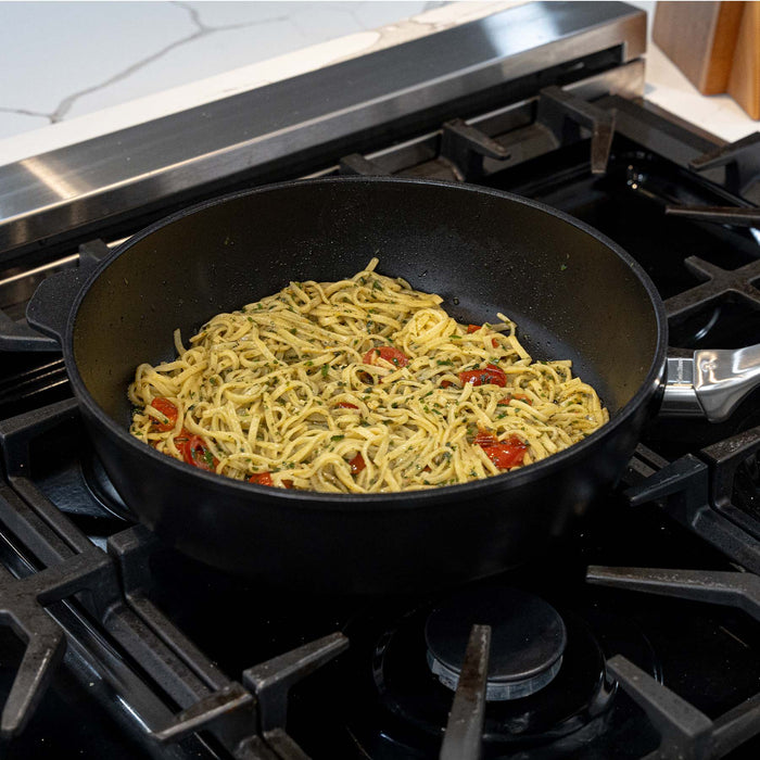 CXD DOU Ceramic Nonstick Saute Pan with Glass Lid