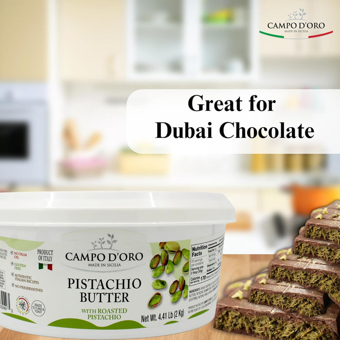 Campo D’Oro, Pistachio Butter Cream, 4.4 lb