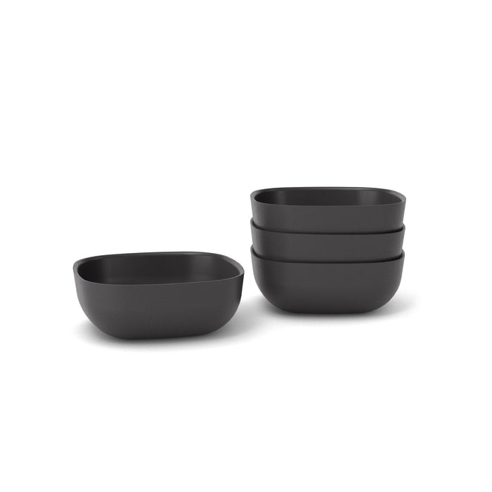 Bamboo Cereal Bowl - 4 Piece Set - Black