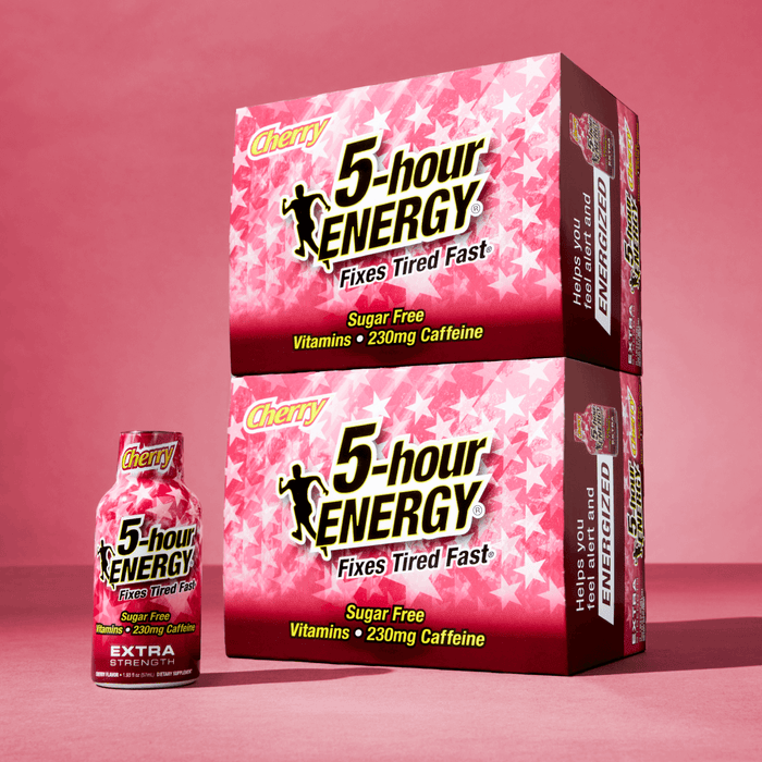 24 Pack 5-hour ENERGY Extra Strength Shots, Cherry Flavor Flavor, 1.93 Fl Oz