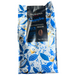 Valrhona Caraïbe 66% Dark Couverture Chocolate Fèves – 3 kg bag with blue cocoa pod pattern and chocolate disc image