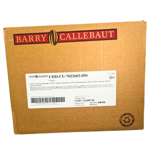 Callebaut Dark Chocolate Chunks – Kosher Dairy, semi-sweet baking chocolate in 5 lb and 50 lb packs, heat-stable for cookies and brownies