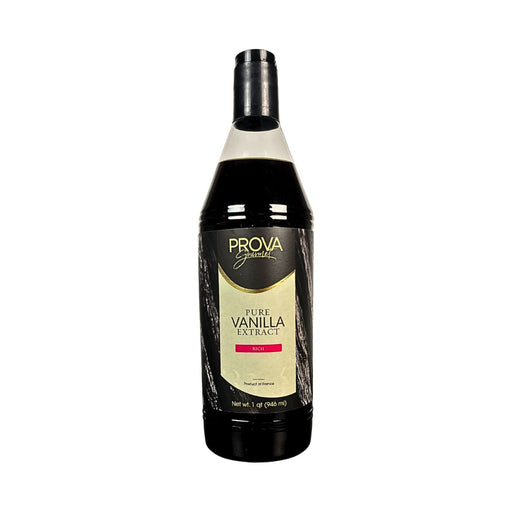 Bottle of PROVA Gourmet Pure Vanilla Extract – Rich – 1 Quart (946 ml), product of France