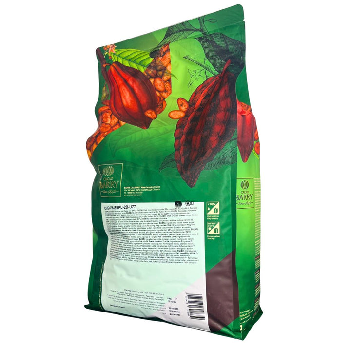 Cacao Barry Guayaquil 64% Dark Couverture Chocolate – 5kg