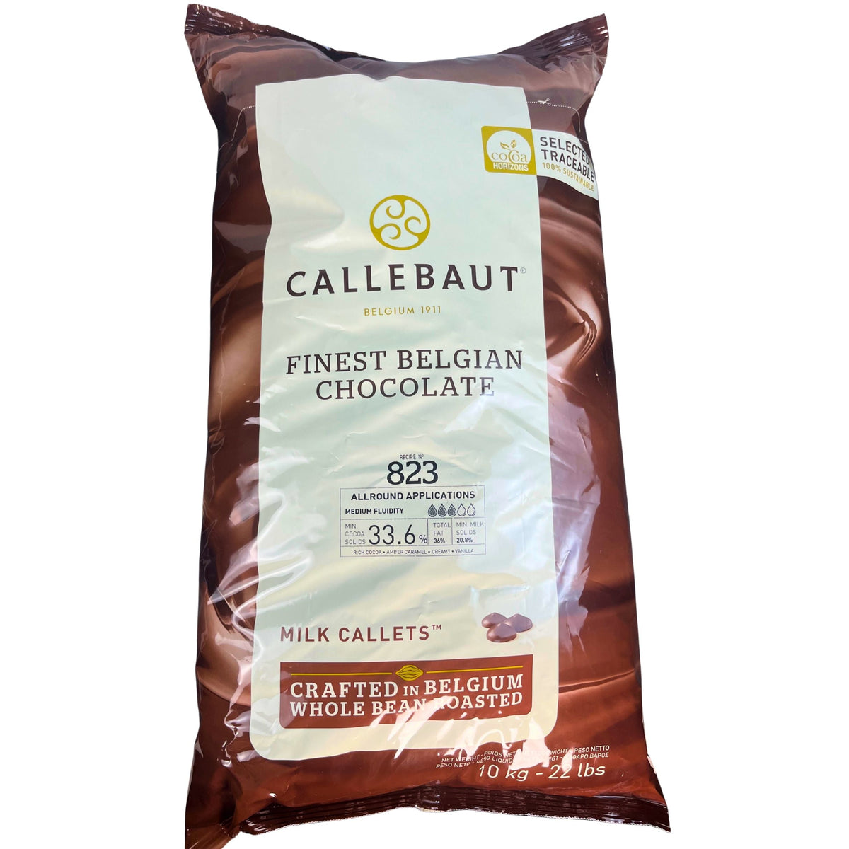 823 Milk Chocolate Callets — 33.6%