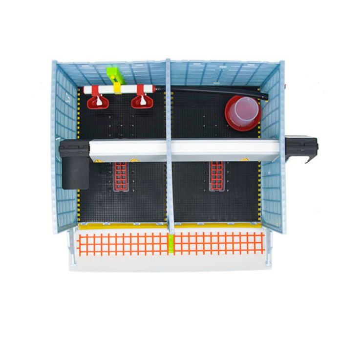 Chick Brooder - 2 Section H:9.5" (Starter Kit for Game Birds and Small Chicken Breeds)