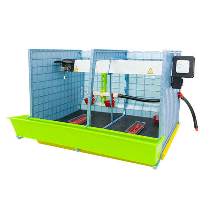 Chick Brooder - 2 Section H:15" (Starter Kit for Chickens, Turkeys, Ducks)