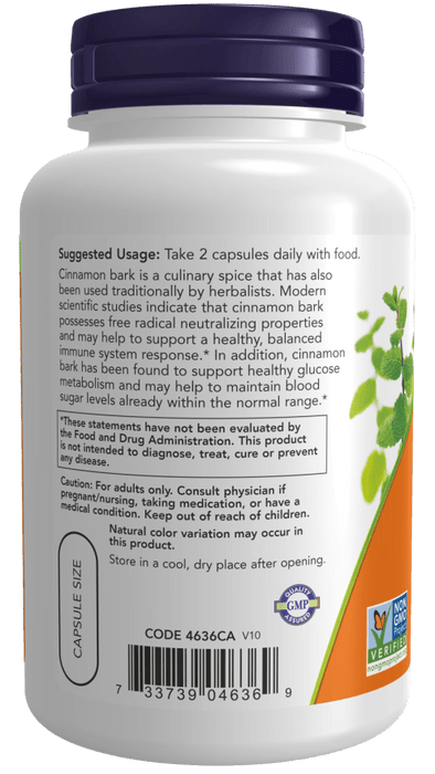 Cinnamon Bark 600 mg