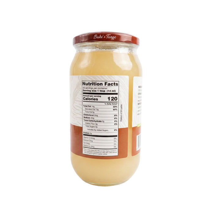 Bake & Tango Organic Unrefined Coconut Oil - 31 oz (917ml)