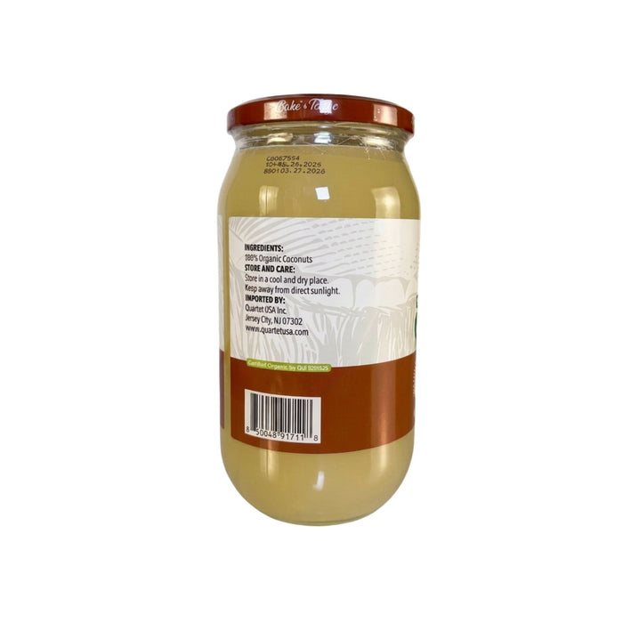 Bake & Tango Organic Unrefined Coconut Oil - 31 oz (917ml)