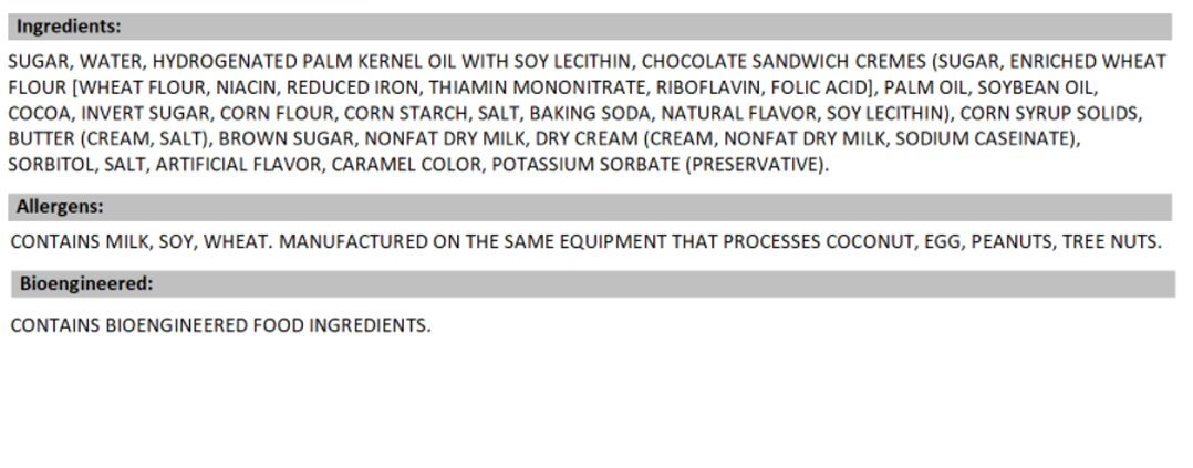 Cookies & Cream Fudge (1/2 Pound)