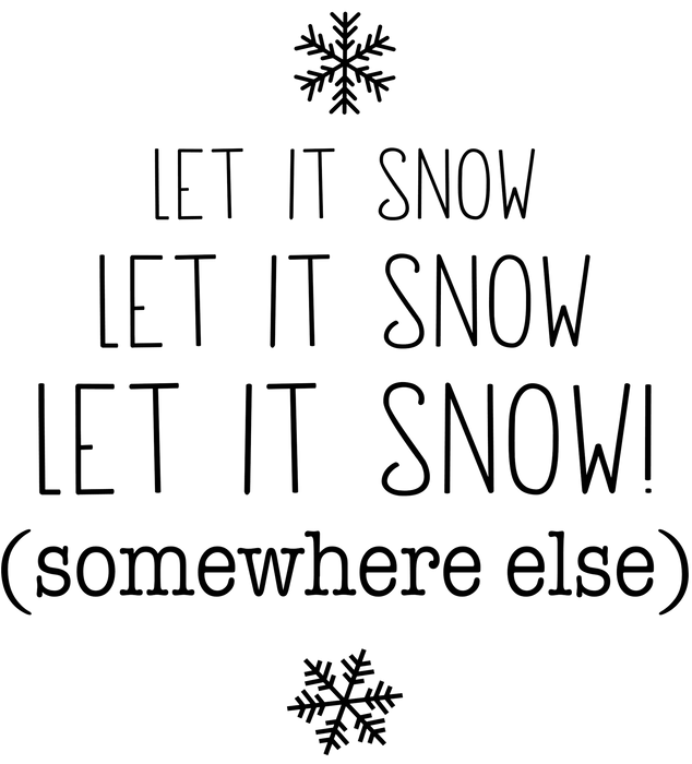 Humorous Winter Laser Engraved Sleeves