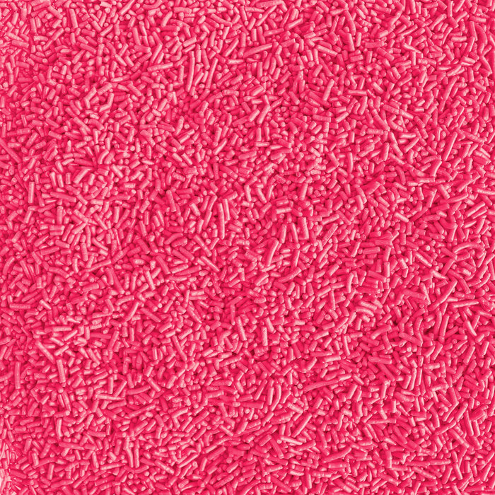 Watermelon Pink Solid Colored Sprinkles