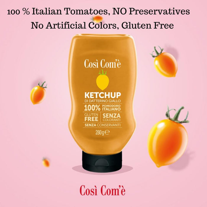 Così Com’è, Italian Yellow Tomato Ketchup – 9.88 oz (280 g)