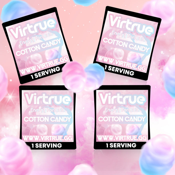 Pre-Workout Travel Packs Set of 4 - Energy Powder + Focus Boost & Hydration | Sugar Free