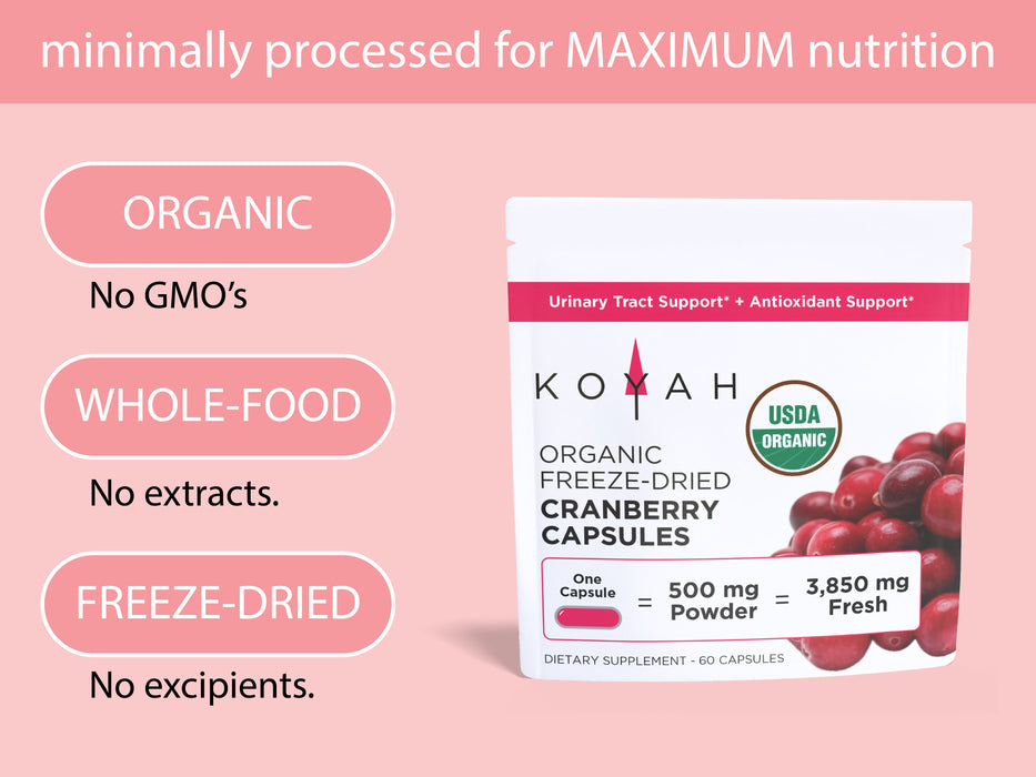 Organic Cranberry Capsules
