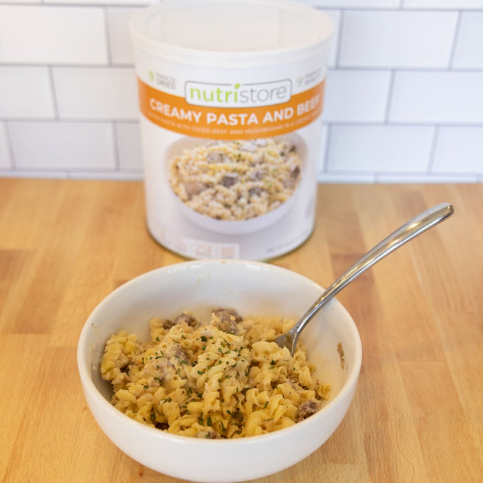Creamy Pasta and Beef Freeze Dried - #10 Can