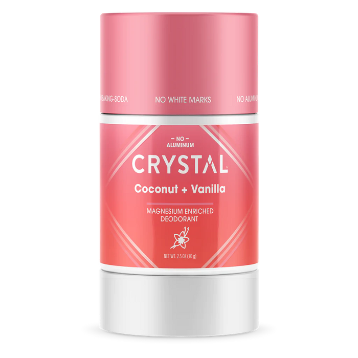 Crystal Deodorant Stick, Magnesium Coconut Vanilla, 2.5 Oz