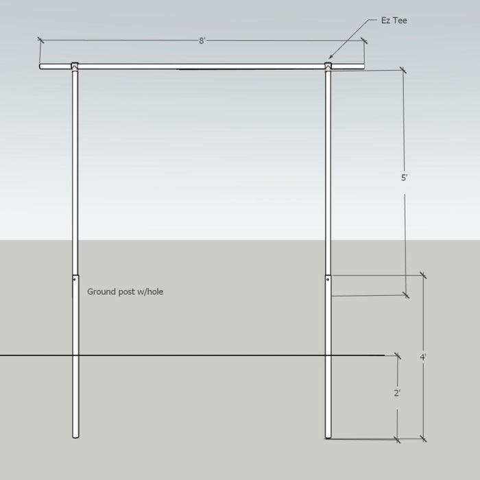 DIY Tomato Trellis | 1 3/8" Heavy Duty
