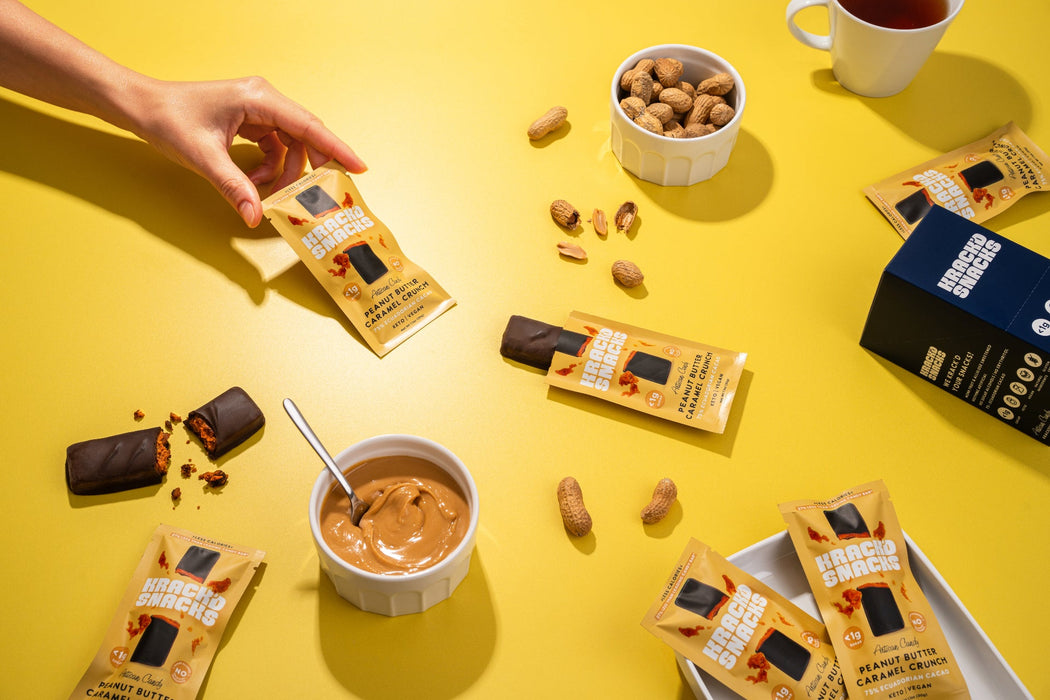 Dark Chocolate Peanut Butter Caramel Crunch, 2g Net Carbs