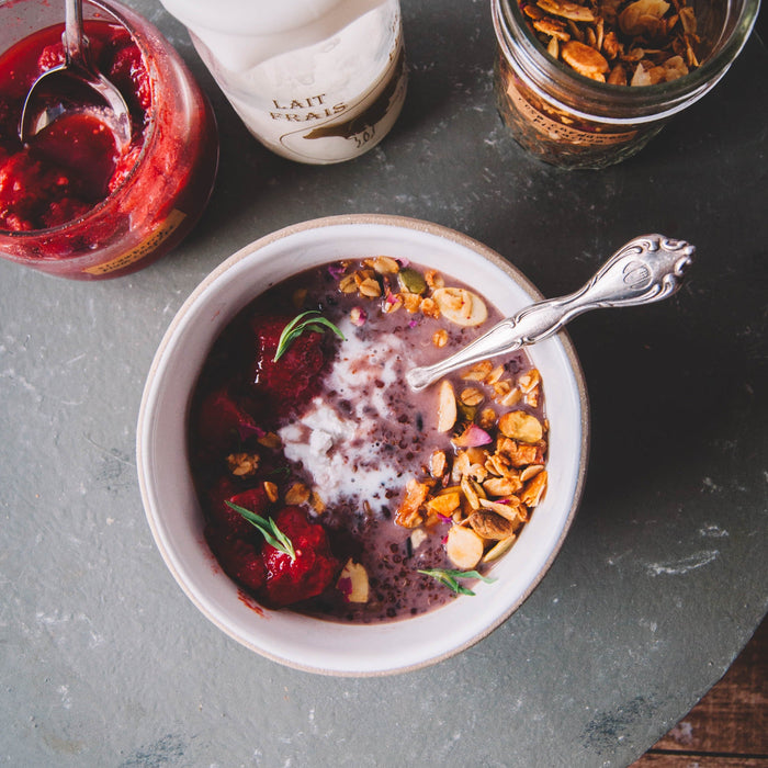 Honey Lavender Granola with Sea Salt