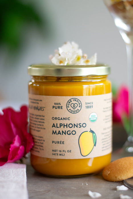 Alphonso Mango Puree, Certified Organic - 16 oz