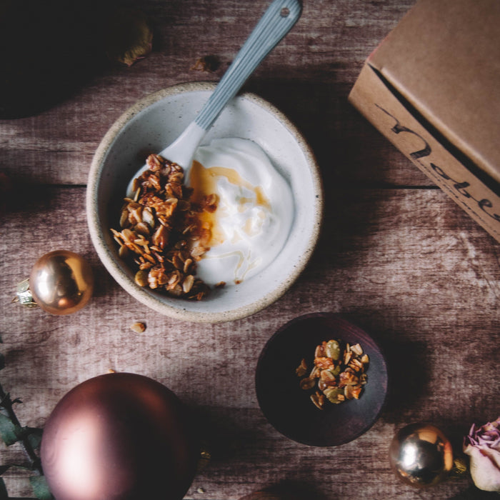 Maple Pecan Granola with Sea Salt